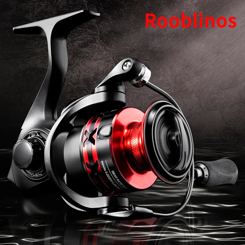 Rooblinos HT Spinning Fishing Reels For Saltwater Freshwater Metal Spool Left/Right Interchangeable Trout Carp Fishing Tackle Beauty World Shop