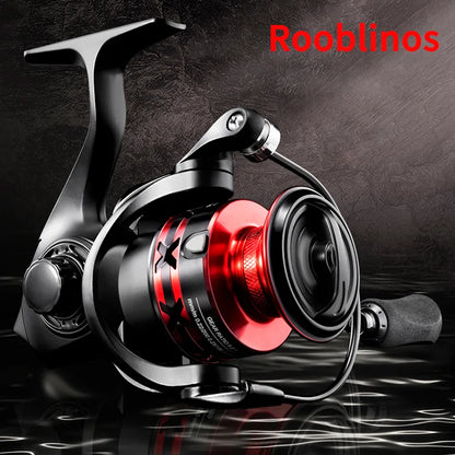 Rooblinos HT Spinning Fishing Reels For Saltwater Freshwater Metal Spool Left/Right Interchangeable Trout Carp Fishing Tackle Beauty World Shop