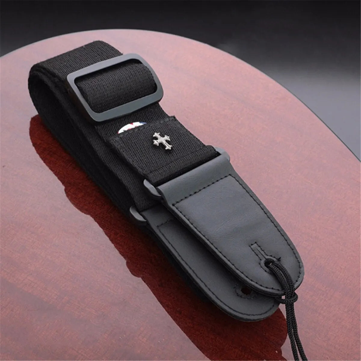 Electric Guitar Strap Acoustic Folk Guitarra Belt Straps Vintage Cross Personality Guitar Straps Pick Pocket Guitar Accessories Beauty World Shop