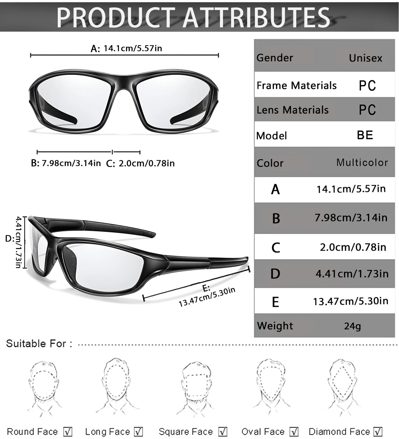 Photochromic Cycling Sunglasses Men Outdoor Sports Tactical Camouflage Goggles Vintage Driving Riding Fishing Windproof Beauty World Shop