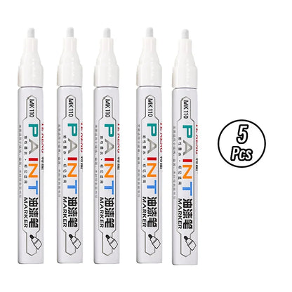 8 Colors Car Scratch Repair Paint Pen Quick Dry Touch Up Paint Repair Pen Waterproof Wheel Tyre Marker Auto Paint Marker Pens Beauty World Shop