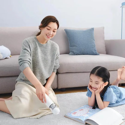 Original MIJIA Portable Handheld Vacuum Cleaner 13000Pa 88000rpm 500g Wireless 30Min HEPA Car Home Mini White Dust Cup One-Touch Beauty World Shop