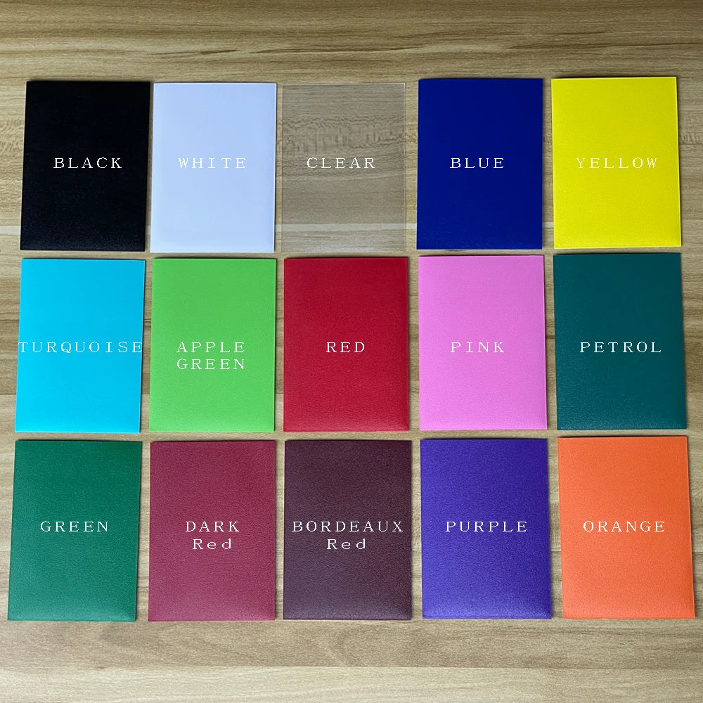 100PCS Matte Colorful Standard Size Card Sleeves TCG Trading Cards Protector Tarot Shield Board Games Cover PKM 66x91mm Beauty World Shop
