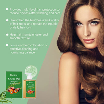 Organic Batana Oil Shampoo Soothing Scalp Intense Repair Batana Nourishing Shampoo with Rosemary Extract for All Hair Types Beauty World Shop