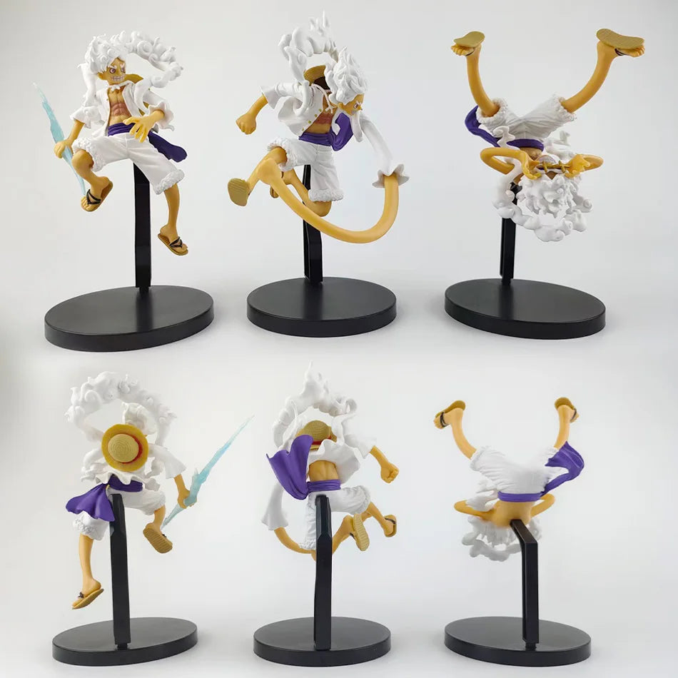 Anime ONE PIECE Figure Toy 18cm Nika Monkey D Luffy Action Figures Dolls Pvc Model Collectible Statue Toy Christmas Gift Beauty World Shop