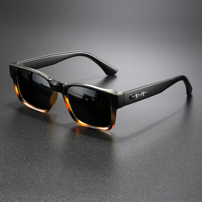 Retro Punk Fashion Sunglasses - Square Protective Frame, UV400 Unisex for Outdoor Adventures & Casual Style Beauty World Shop