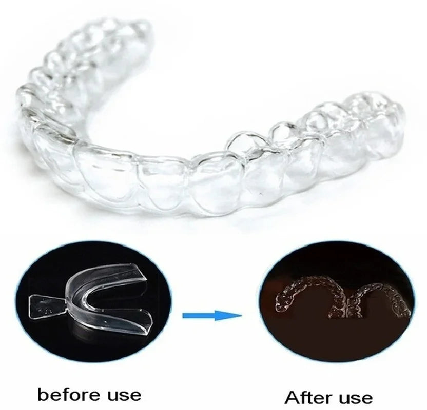 Silicone Mouth Guard Teeth Protector Night Guard Mouth Tray for Bruxism Grinding Non-snoring Teeth Whitening Protection Beauty World Shop