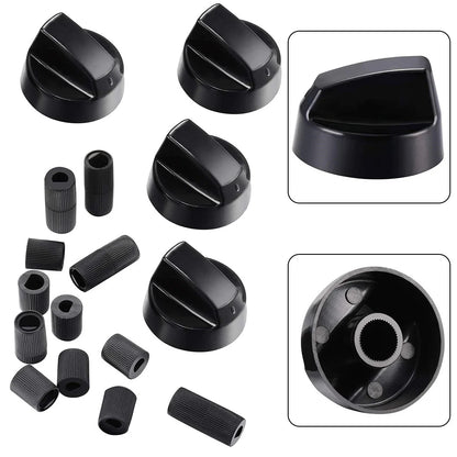 Control Knobs With Adapters Versatile Control Knobs Set Knobs & 12 PCS Adapters For Stoves & Ovens Control Knob Beauty World Shop