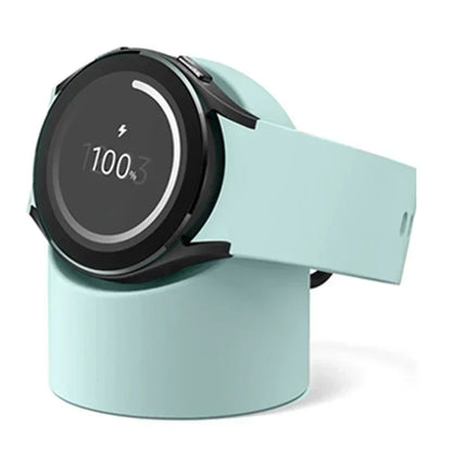 Compatible with Samsung Galaxy Watch 7 6 5 Charger Stand 40 44 46mm Galaxy Watch 5Pro Charger silicone Stand Charging base Beauty World Shop