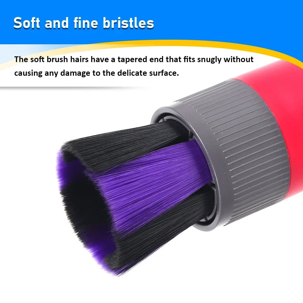 Traceless Dust Brush Part Fit for Dyson V7 V8 V10 V11 V15 Part Vacuum Cleaner Accessories Replacement Dusting Brush Attachment Beauty World Shop