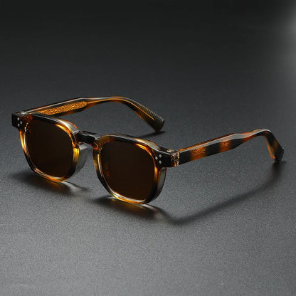 New Polarized Sunglasses Unisex Metal Core CP Square Sun Glasses Rivets Women Shades Driving Glasses Beauty World Shop