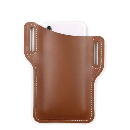 Men Phone Case Holster Cellphone Loop Holster Belt Waist Bag Props Leather Purse Phone Wallet Running Pouch Travel Camping Bags Beauty World Shop