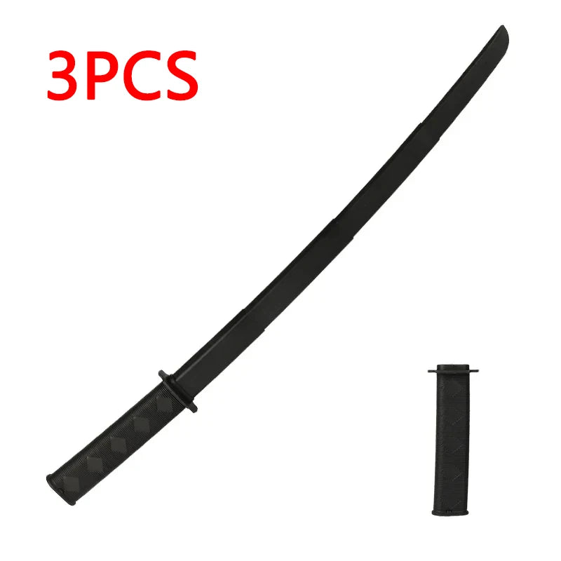 1/2/3PCS 3D Printed Gravity Straight Out Telescopic Samurai Stress Relief Toy Stretchable Cos Props Creative Folding Katana Gift Beauty World Shop