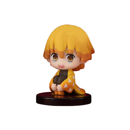 5 Style/Set Q Version Demon Slayer Sitting Ghost Doll Tanjiro Nidouzi Inosuke Zenizu Figure Action Figure Movie Model Toys Doll Beauty World Shop