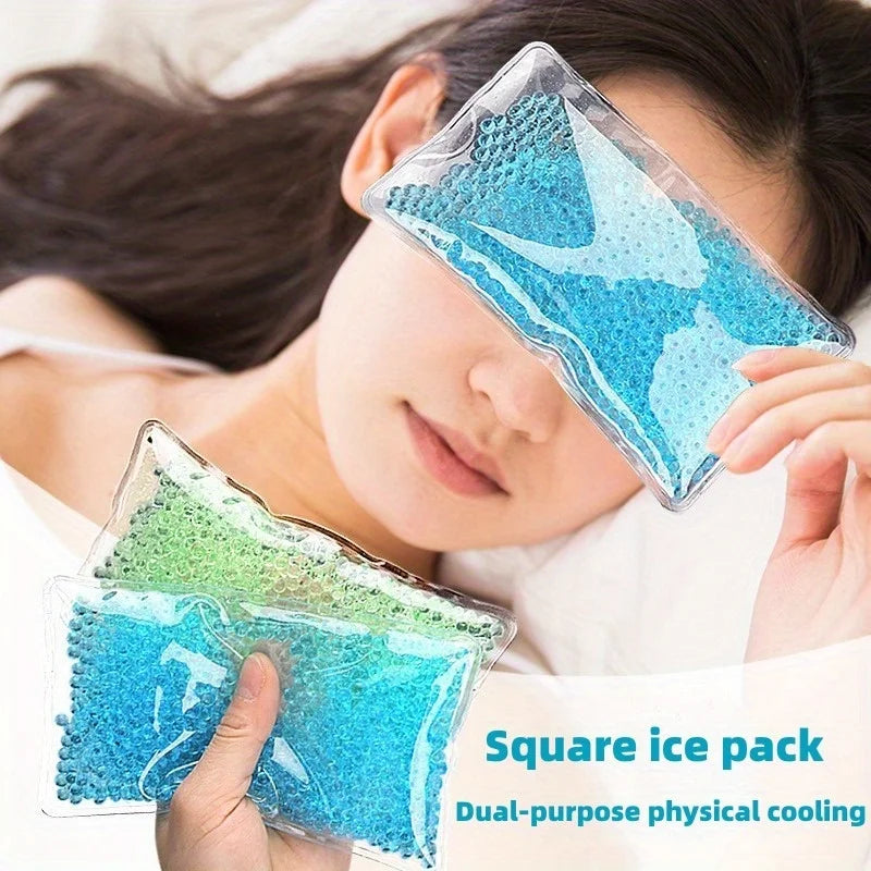 Reusable multi-purpose cold and hot gel ice pack, eye swelling, used to relieve systemic injury and pain, Beauty World Shop