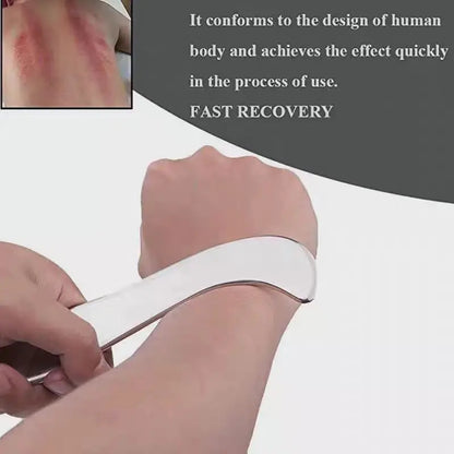 Stainless Steel Big S Fascia Knife - Professional Deep Tissue Massage Tool for Muscle Recovery Beauty World Shop