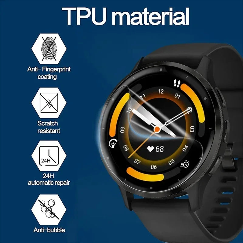 Hydrogel Film For Garmin Venu 3 3s 2 2s Protective Film Soft TPU Anti-scratch Screen Protector For Garmin Venu2 Venu3 Not Glass