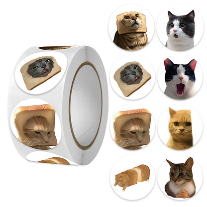 100pcs/500pcs Cartoon Meme Cat Stickers For School Reward Stickers Classroom Decor Encouragement Sticker For Student Teacher Beauty World Shop