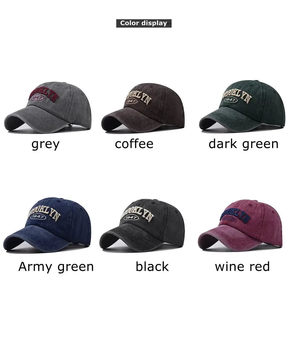 New Brooklyn Cotton Embroidered Baseball Hat Men'S And Women'S Hat Korean Version Hip-Hop Personality Cap Beauty World Shop