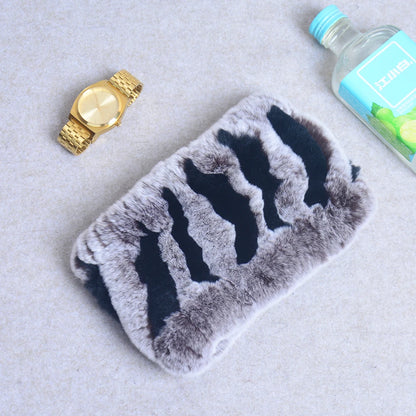 Women Handmade Stretch 100% Real Rabbit Fur Scarf Knit Genuine Rex Rabbit Fur Headbands Girls Natural Rabbit Fur Ring Scarves Beauty World Shop