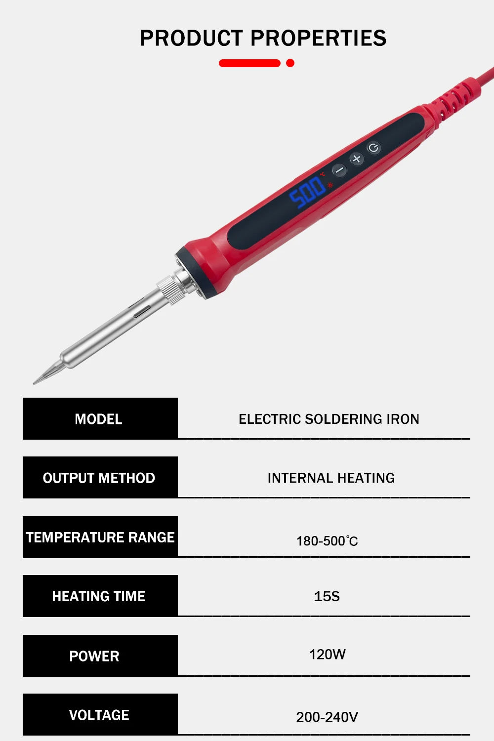 80W Soldering iron kit adjustable temperature LCD solder welding tools Ceramic heater soldering tips Tweezers soldering wire Beauty World Shop