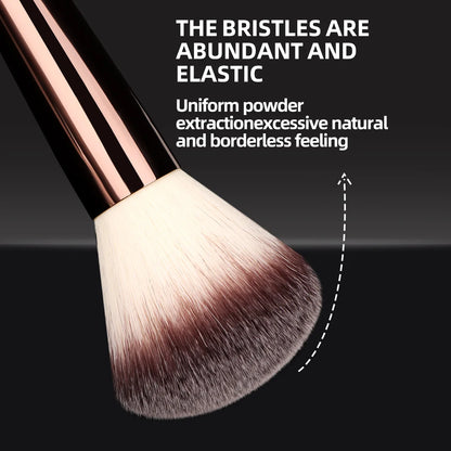 1pc Professional Foundation Brush Set, Beveled Tubular Makeup Brush, Makeup Tools With Soft Fiber For Easy Carrying, Brush For T Beauty World Shop