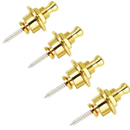 Guitar Strap Buttons Pins 1/2PCS 3 Color For Choose Premium Guitar Strap Locks Metal Security Strap Buttons Metal End Pins Beauty World Shop