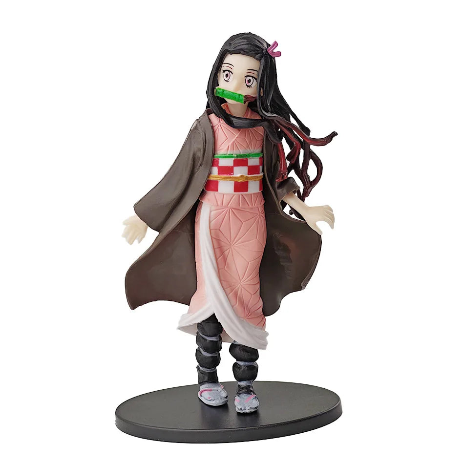 Anime Demon Slayer Kimetsu no Yaiba Figure Kamado Tanjirou Action Figure Agatsuma Zenitsu Nezuko Warrior PVC Model Toys Beauty World Shop