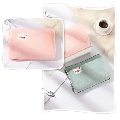 European standard plug winter warm handbag hot water bag, reusable plush electric water bag, charging heating water bag Beauty World Shop