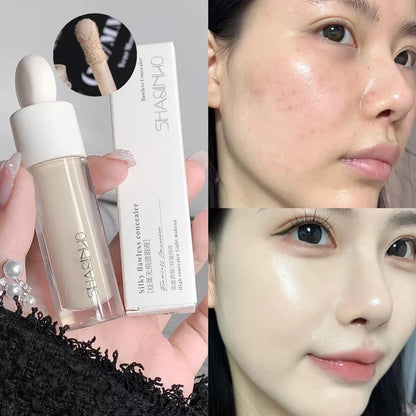 3 Colors Silky Concealer Concealer Cover Acne Marks Spots Dark Eye Circles Face Brightening Skin Whitening Concealer Beauty World Shop