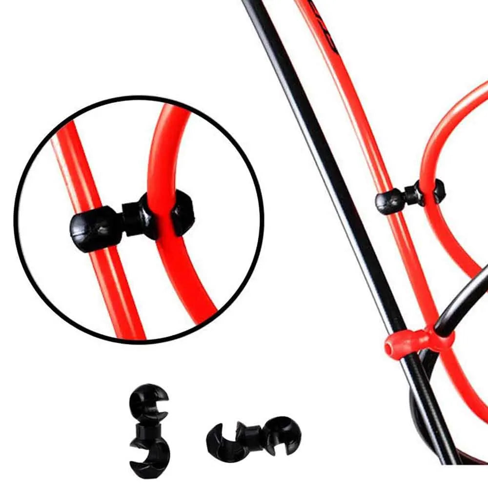 S Style Clips Bike Cross Line Clips 10pcs/set Cable Manager Mountain Road Bicycle Brake Gear Cable Cycling Replacement Parts Beauty World Shop