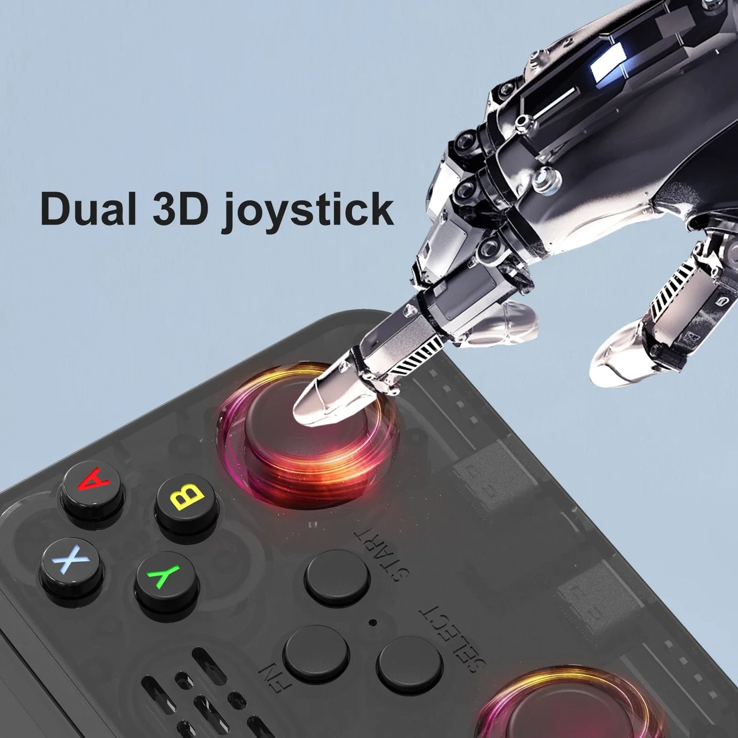 GAMINJA R36S Handheld Game Console 3.5Inch IPS 640x480 Screen Built in 64GB Memory Classic Games Portable Handheld Game Console Beauty World Shop