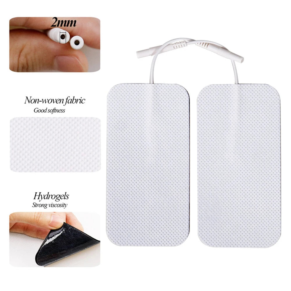 10/20/50Pcs Tens Electrode Pads Gel Self-adhesive Patches For Acupuncture Massager Slimming Pulse EMS Muscle Stimulator Sticker Beauty World Shop