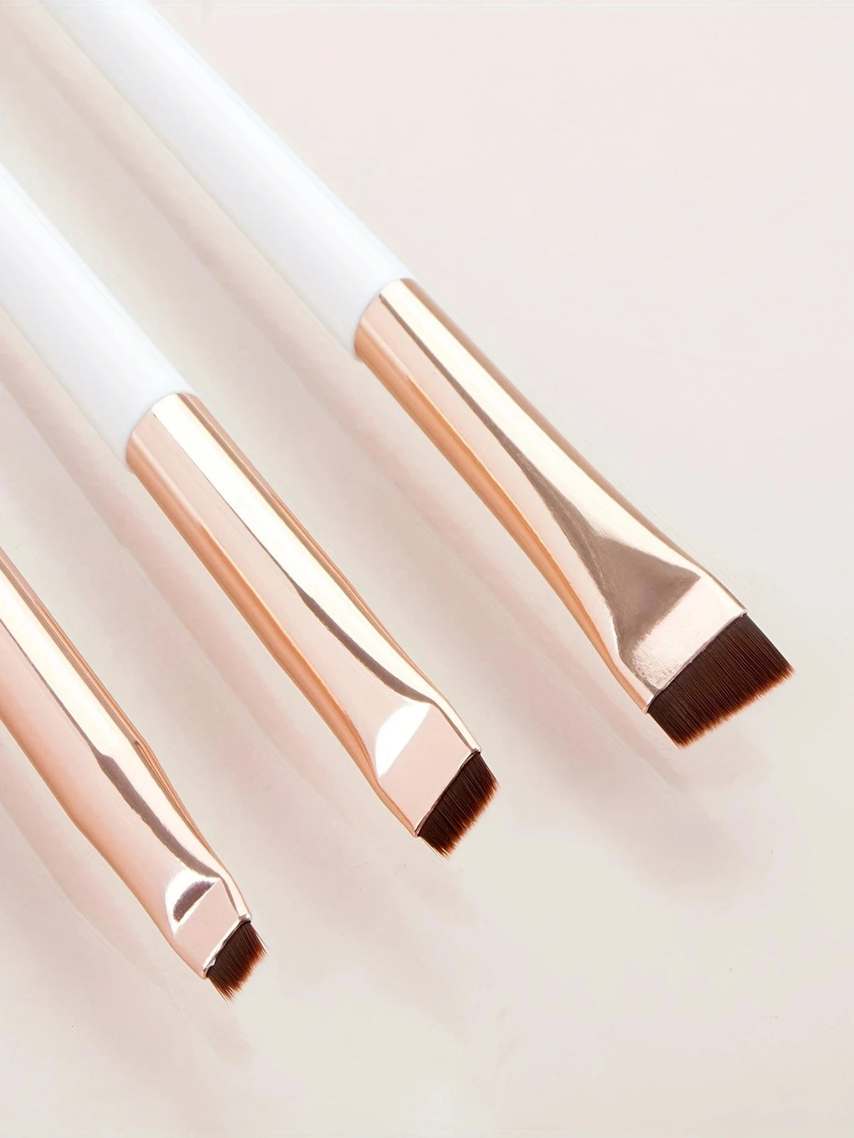 Ultra-Thin Eyebrow Brush Set -3Pcs Angled Precision Eyeliner MakeupBrushes, Synthetic Bristles Slanted Eyeshadow Eye Brow Tintin Beauty World Shop