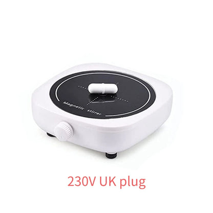 Magnetic Stirrer Mini Lab Stir Mixer Portable Stirrer Plate with Stir Bar 2L 4000RPM for Laboratory (EU/US/UK Plug ) Beauty World Shop