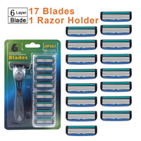 1 Handle  17 blades