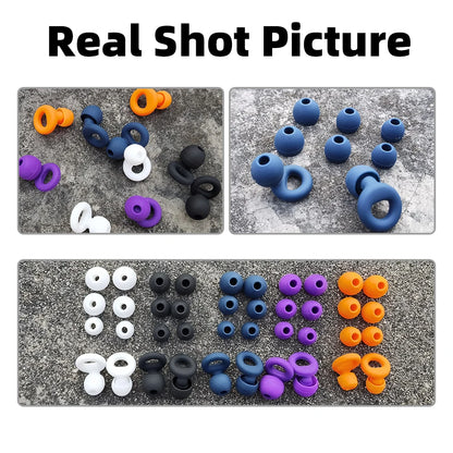 Silicone Earplugs for Swimming Sleep Noise Cancel Noise Reduction-Soundproof Reduce Disturbances -Quality loop Earplugs Beauty World Shop