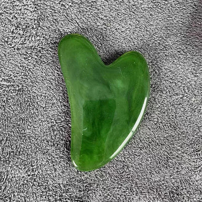 Heart Shape SPA Massage Beeswax  Scraping Massage Scraper Face Massager Acupuncture Guasha Board Massager For Face Pulling Skin Beauty World Shop