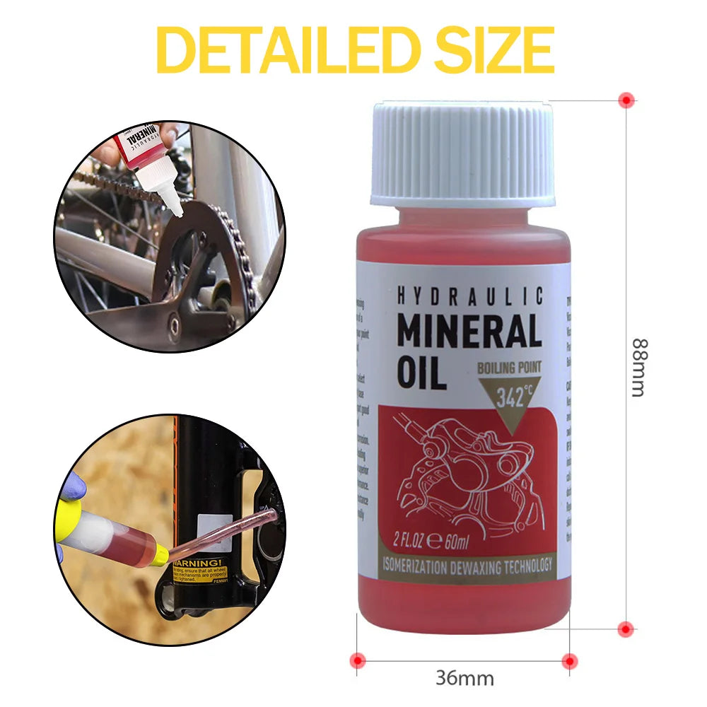 60～120ML Bicycle Brake Oil Bleed Kit Tools For SHIMANO,TEKTRO,Avid,Series MTB Road Bike Brake Repair Tool Beauty World Shop