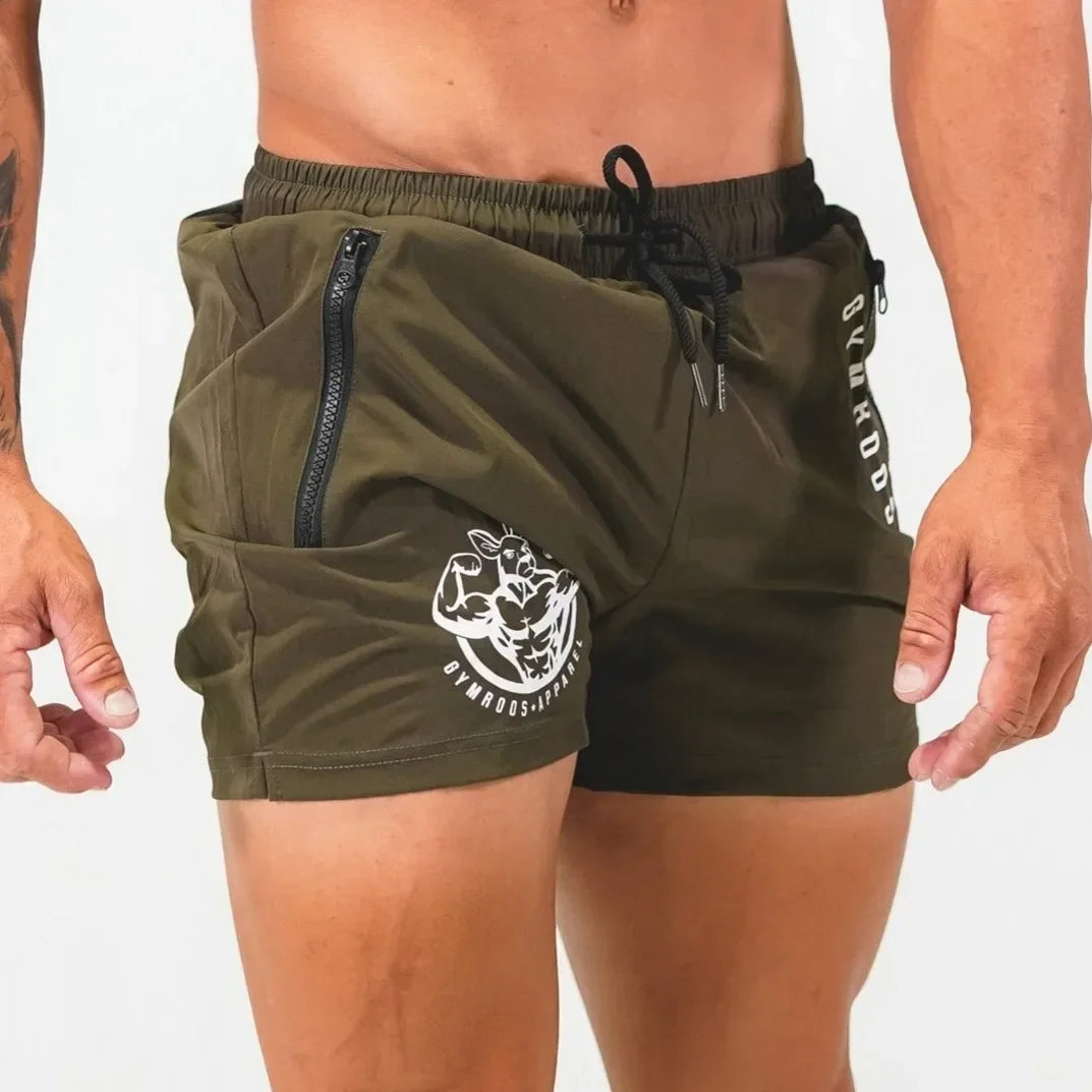 Sports Shorts Men Gym Workout Running Shorts Bodybuilding Joggers Summer Fitness Training Jogging Short Pants Male Beach pants Beauty World Shop