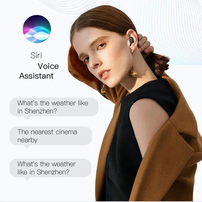 E6S Wireless Bluetooth Earphones TWS Bluetooth Headset Wireless Earbuds Noise Cancelling Earphones with Microphone Headphones Beauty World Shop