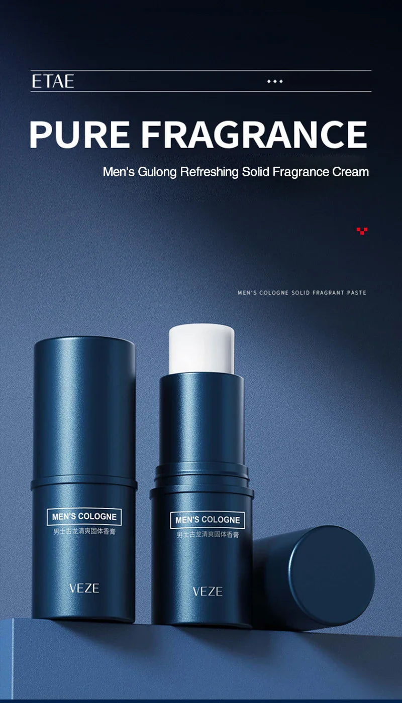 Fanzhen Men's Solid Cologne - Light and Fresh Scent, All-Over Use, Portable Stick for On-the-Go Convenience Beauty Trend Shop
