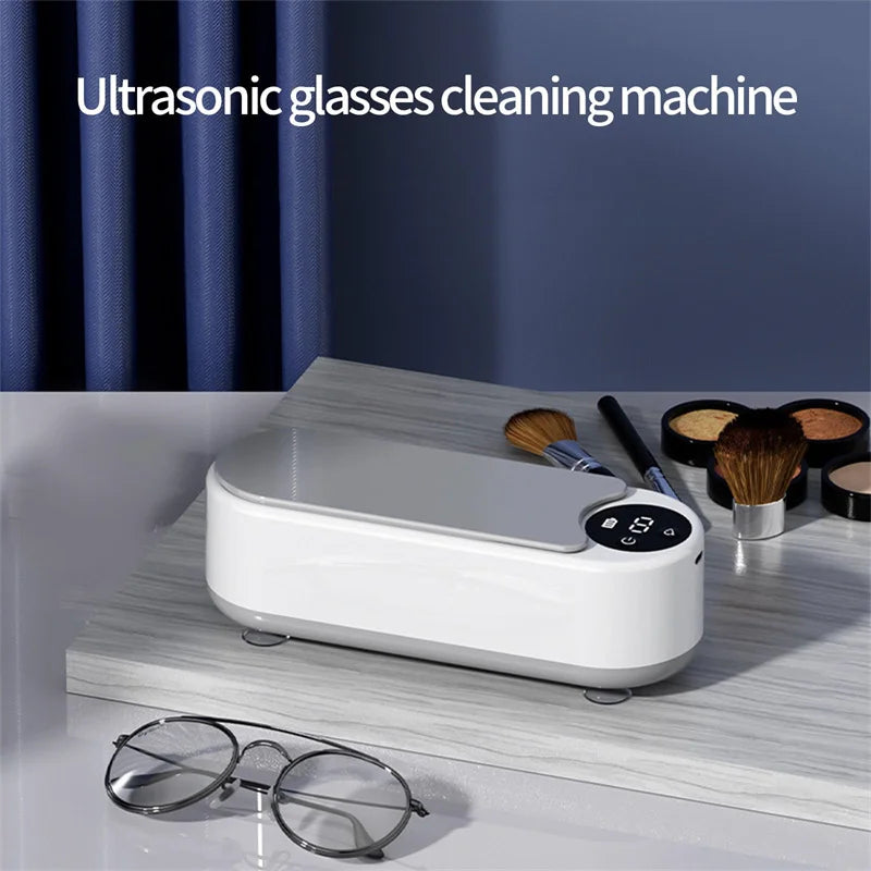 Portable Household Cleaning Machine, 450ml Clean Pod Ultrasonic Cleaner, Jewelry Cleaner Machine for Ring, Glasses, Makeup Brush Beauty World Shop