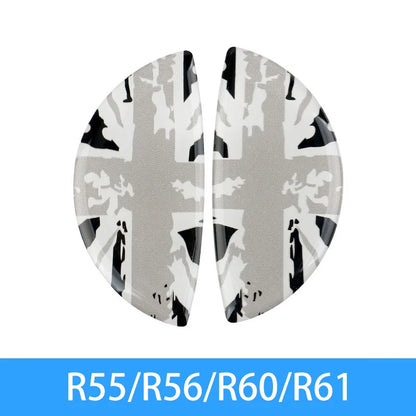 2PCS Car Door Wrist Handles Anti Scratches 3D Stereo Protective Sticker For BMW MINI ONE Cooper S CLUBMAN R55 R56 R60 R61 Decals Beauty World Shop