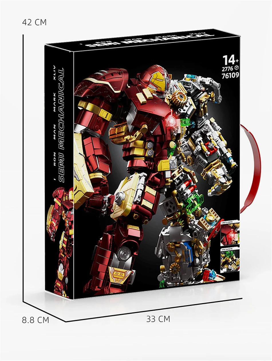Variety Iron Heroes Blocks Action Figures Mark Building Sets Buster Mech DIY Brick Collectible Toys for Boys Adult Kids Gifts Beauty World Shop