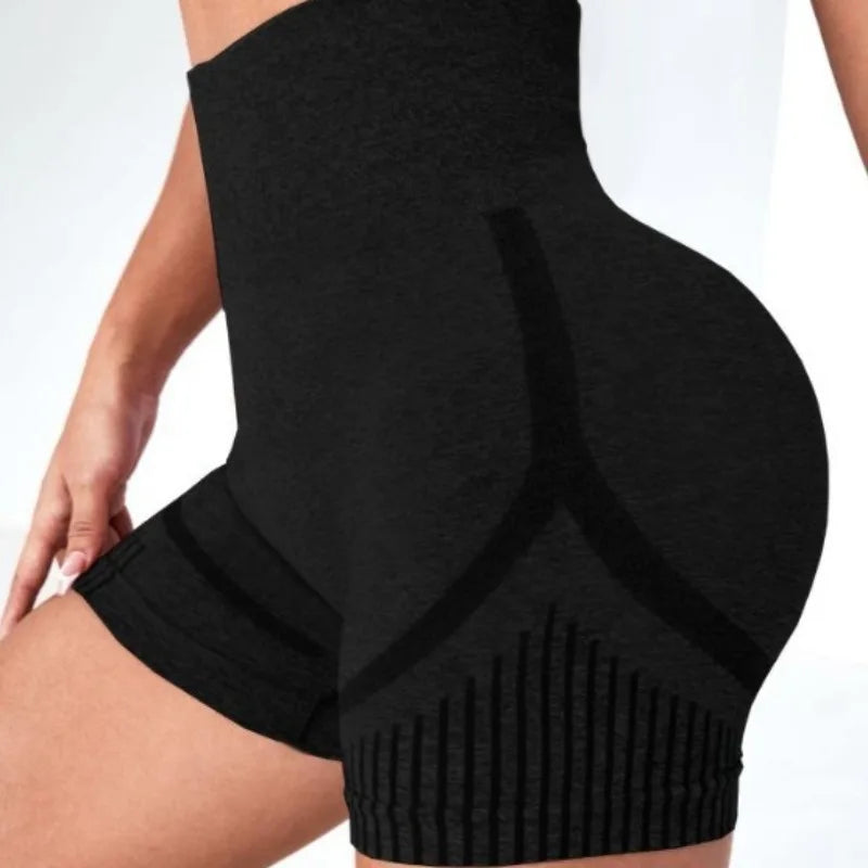 Yoga Underpants Seamless High-Elasticity High-Waist Quick-Drying Casual Sports Yoga Shorts Women's Beauty World Shop