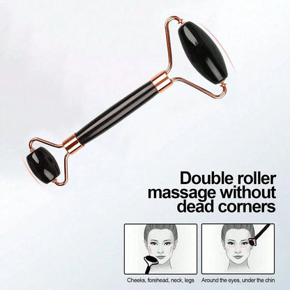 Three-piece ice surface roller set - Facial skin care ice roller set, facial massage tools, silicone ice surface roller, gua sha Beauty World Shop