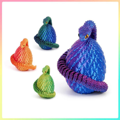 3d Printed Toys Home Decoration Desktop Decorations Anime Figures Articulating Home Decor Items 3D Printing Snake Eggs Rotating Beauty World Shop