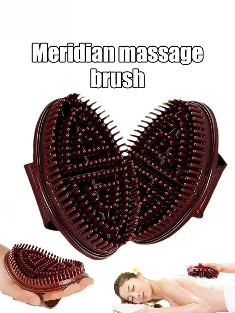 Universal Silicone Meridian Slimming Brush Leg Massage Tool Five Elements Dredging Body Beauty Health Care Scraping Equipment Beauty World Shop