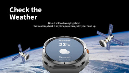 Smart Watch 8 Ultra 2025 Color Matching GPS Compass Smart Watch BT call NFC IP68 Waterproof 4GB Health monitoring Reduction 100% Beauty World Shop